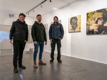 Galerie am Schloßgraben, Stefan Finzgar, Christian Hirschmann, Clemens Walser