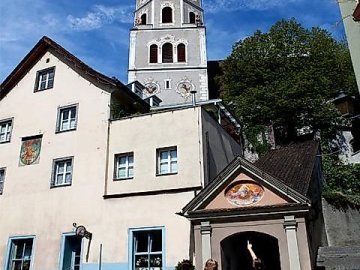 Aufstieg zur St. Laurentius Kirche über Herrengasse